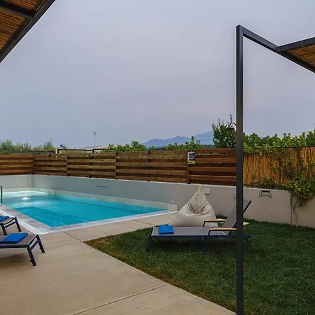 Iron Villas - Nefeli & Oniros Pangalochori Exterior foto